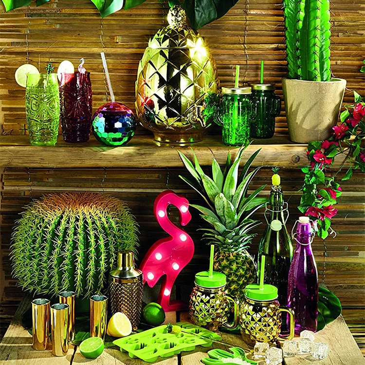 mexican short glass straight cup 2oz Metallic Gold shot glasses colored tequila glass