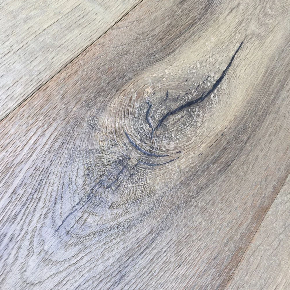 Brushed Burned Engineered European Oak Wood Flooring Hard Wax Oil Finish