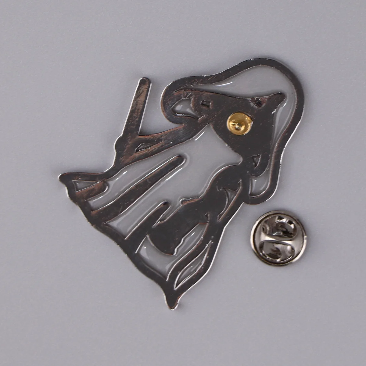 High quality clear stained glass badge black nickel gold metal hard soft lapel badge China manufacturer custom enamel pin