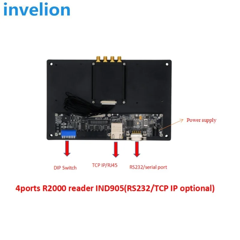 Пассивный RFID считыватель дальнего действия TCP IP 4 порта Impinj R2000 UHF модуль Multi-тег 500 метки для системы Rmbedded