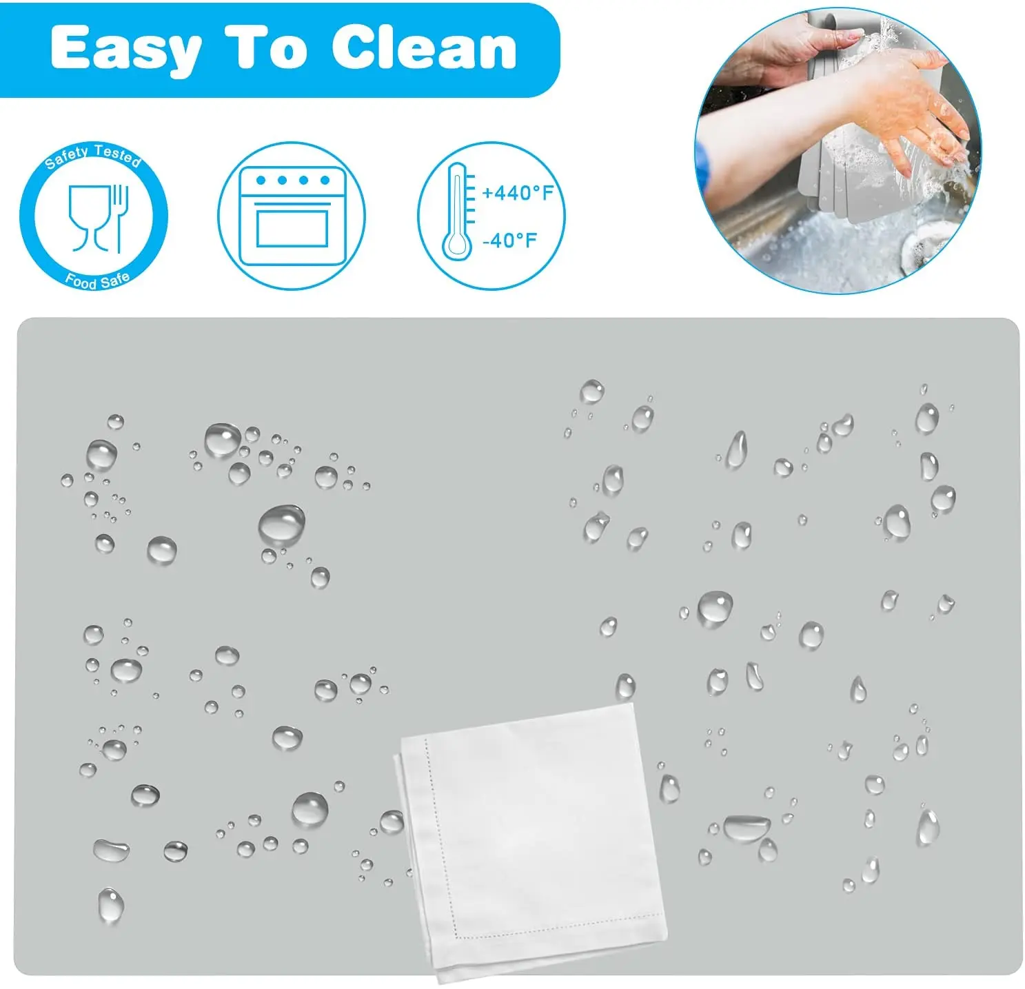 Resistant Silicone Mat for Oven Baking Mat Baking Tools Cake Decorating Supplies Custom Silicone Baking Mat Square