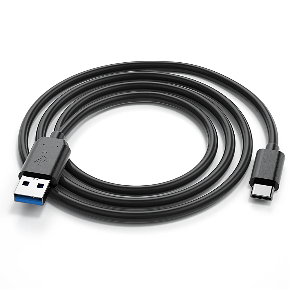 1M Black Mobile Phone Data Cable USB to Type C Cable 12W PD Charging and Data Transmission Cable