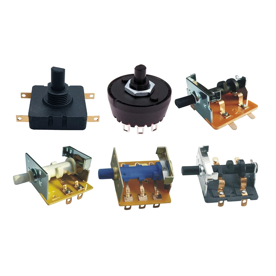 2position Black Pull Switch 250V 16A 1P1T Electric Fan Rotary On-off