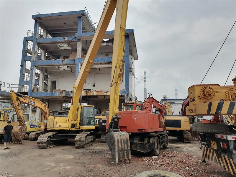 Long Reach Boom Used Komatsu PC220 Excavator For Sale