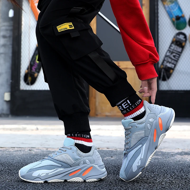  Оригинальный Роскошный 1:1 качество сечением для кроссовок Yeezy 700 v1Sun Putian производитель мужские США оптовая продажа; Повседневная женская