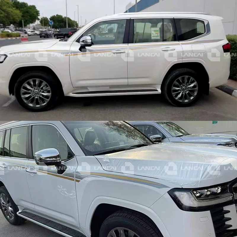 Наклейка для кузова автомобиля land cruiser 2022, наклейка для land cruiser lc300