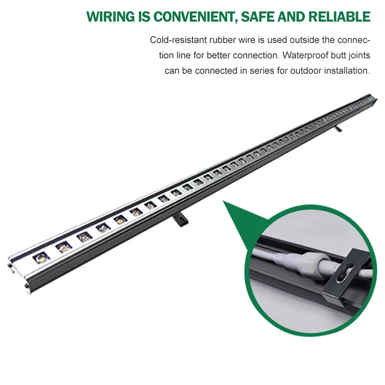 Hot Selling Wholesale Modern Outdoor decoration ip66 Waterproof Slim RGB 12W Led Linear Lamp