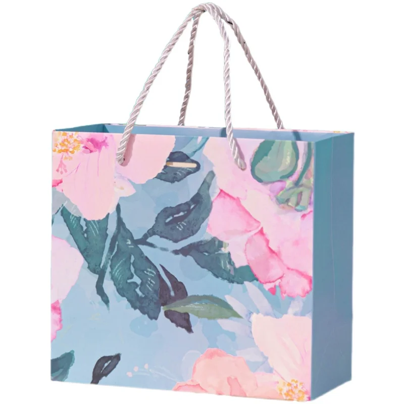 Creative holiday gift bag with hand gift bags environmental large shopping bag.