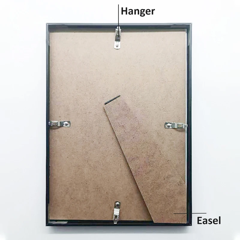 2023 Factory wholesale picture frame custom PVC  A4 frame 21*29.7 cm diploma certificate plastic frame