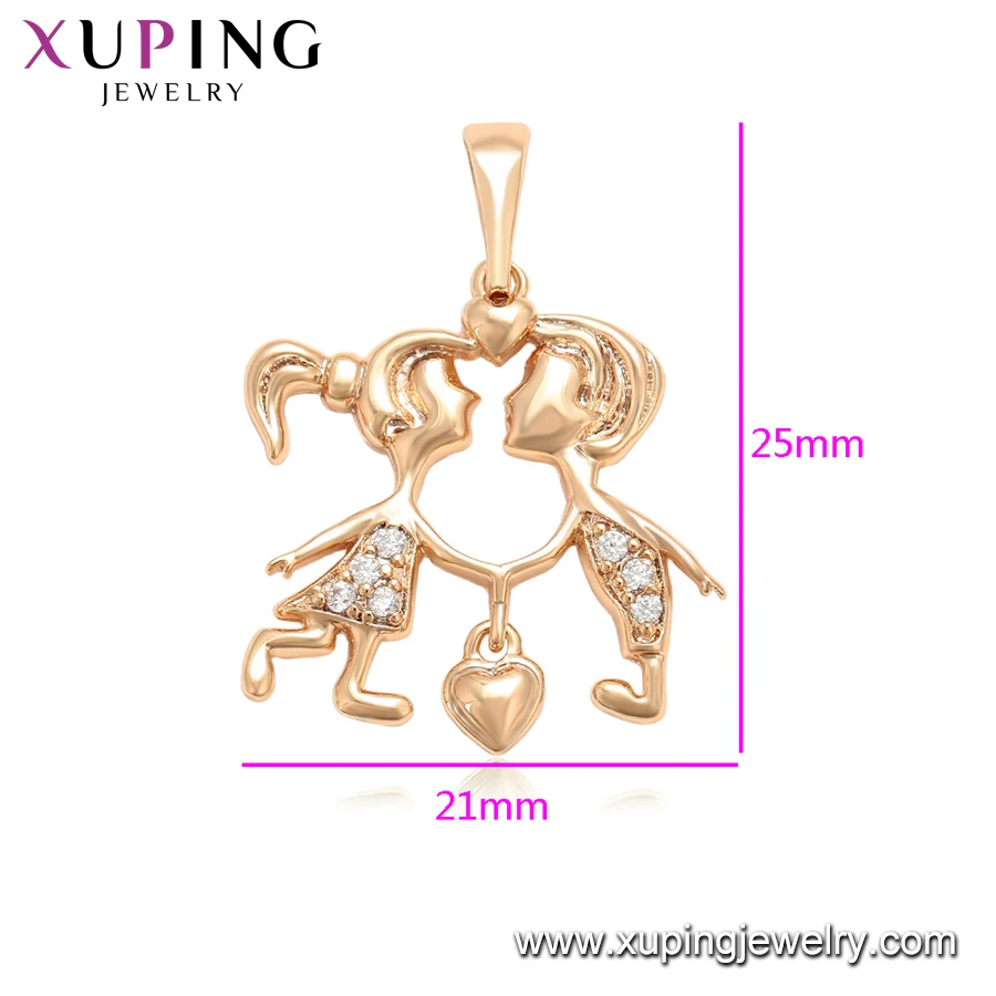 35449 Xuping new special sale Boy and girl pendant charms