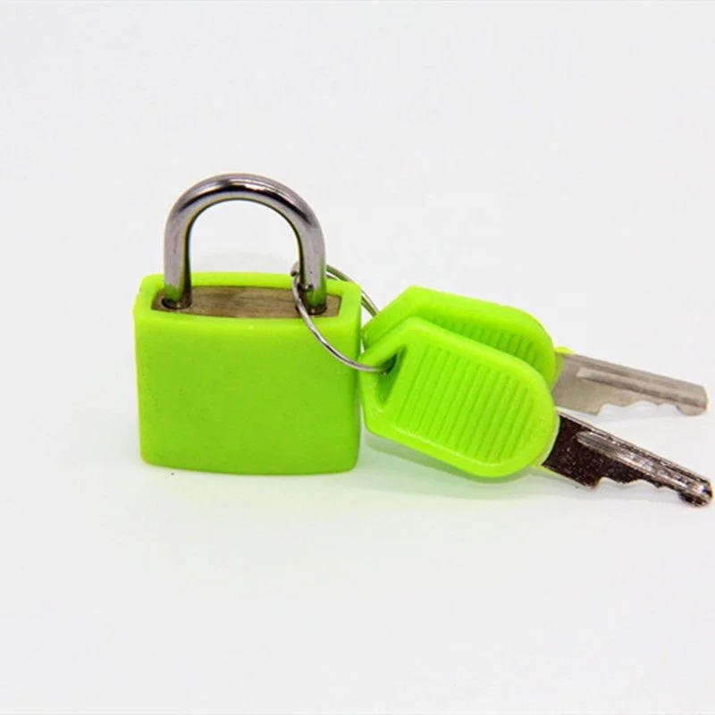 canyu lock 20mm Hot-selling plastic case luggage locks colored plastic stationery padlocks for Notebooks mini color padlocks