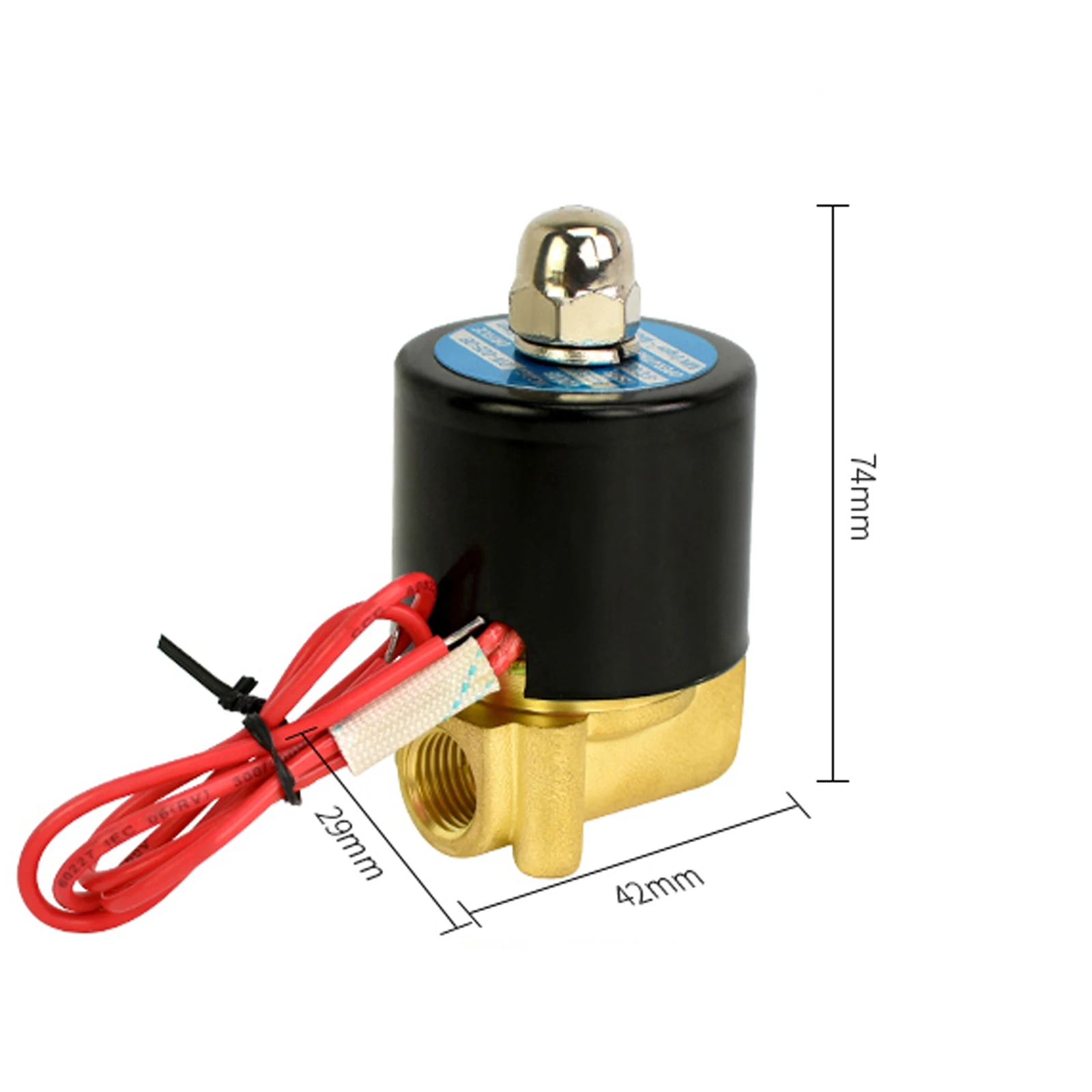 Factory direct sell cheapest price brass direct acting 10bar 1/4 mini normally close 220 volt lpg gas bbq solenoid valve