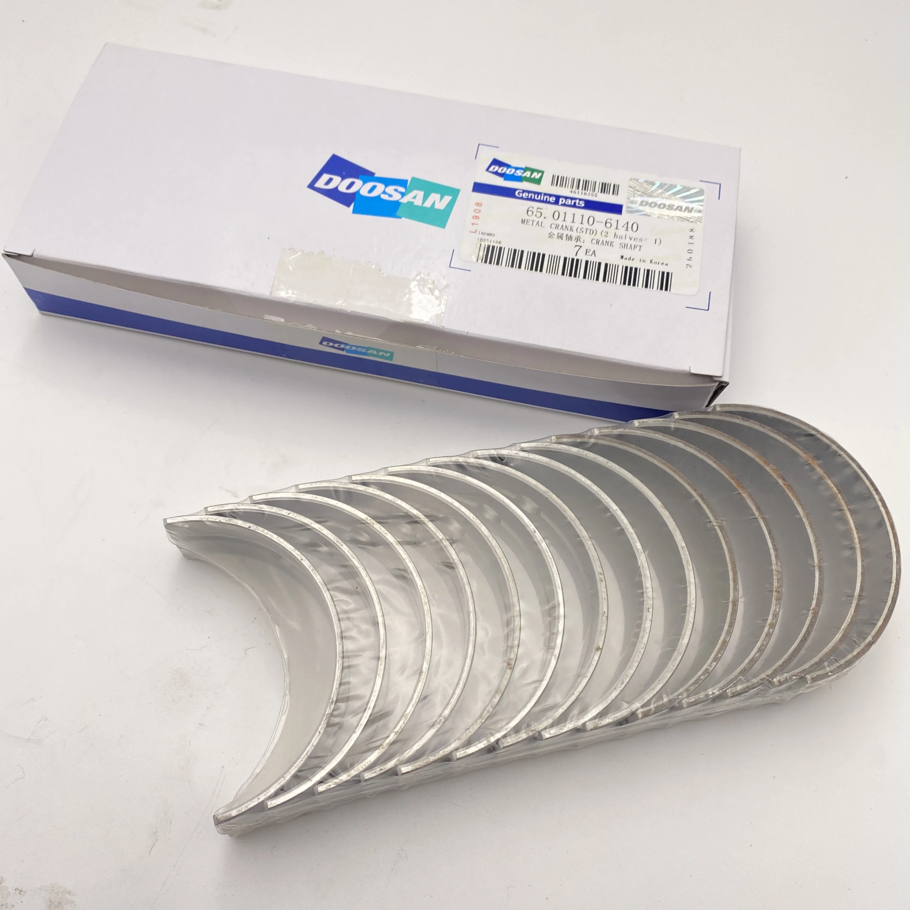 Engine Main Bearing STD 65.01110-6351 Conrod Bearing 65.01110-6140 Doosan GE08TI engine parts