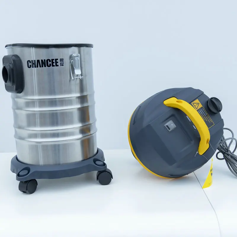 Suction Power High Liquid Moist Dirt Water Wet Dry Vacuum Cleaner With Stainless Steel Container For Hardwood Floor