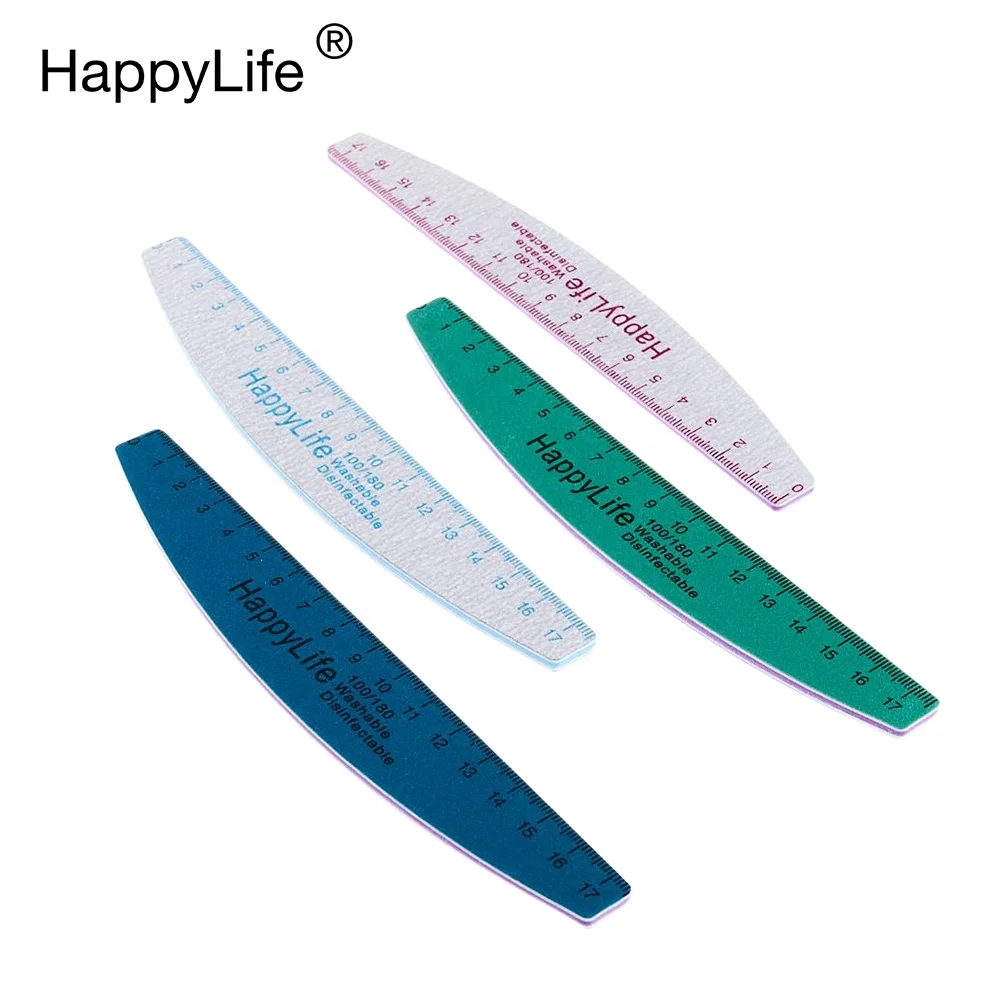 HappyLife Beauty Personal Care Sanding Beauty Tools Pedicure Acrylic Nail Kit Emery Board Lime 100/180 Nail Filer
