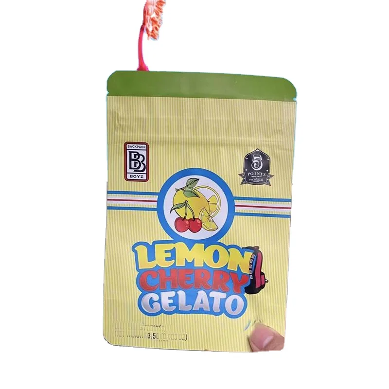 3.5G Aluminum Foil Mylar Bag Empty Flat Zipper Opp Pouches Dry Food Storage Plastic Smell Proof Bags Packing Bags