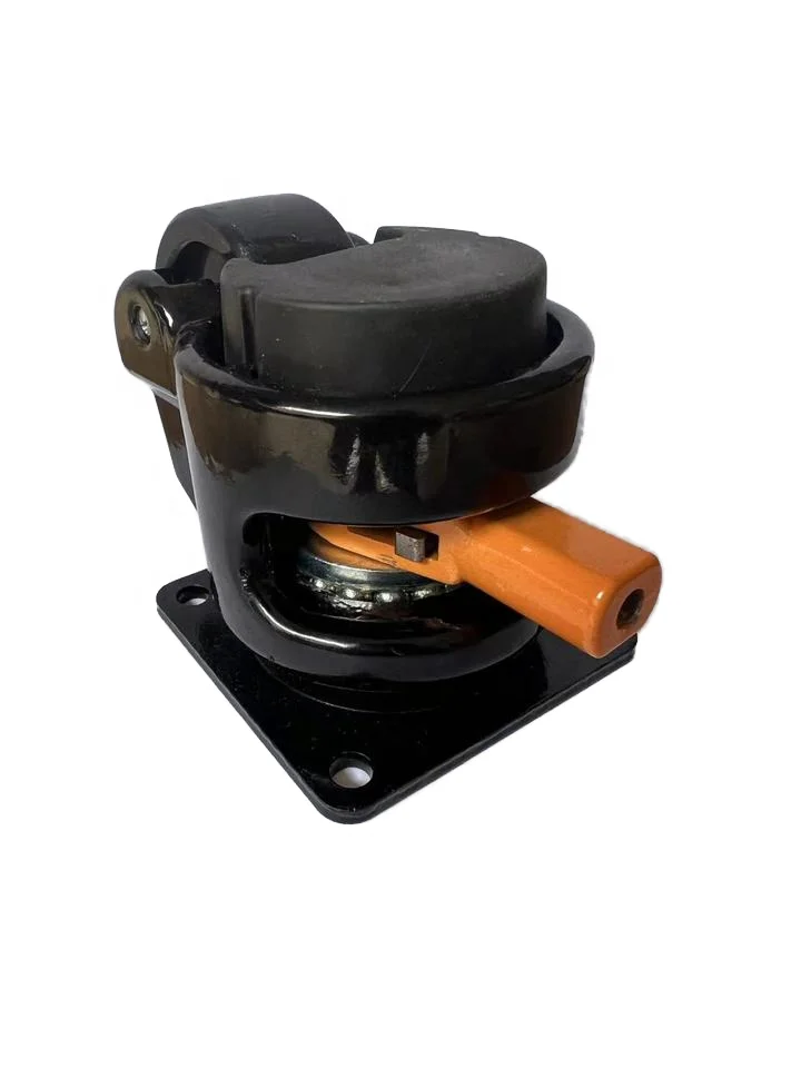 Leveling Casters Heavy Duty Retractable Castor Wheels with Adjustment handle