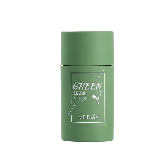New Deep Cleansing Solid Mud Mask Stick Green Musk Stick To Remove Grease Blackheads Oil Control Moisturizing