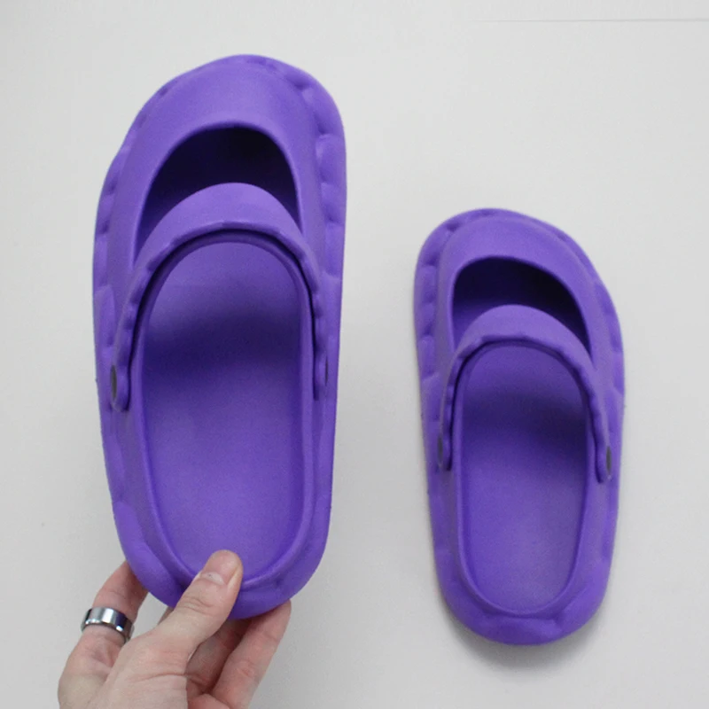GRS New Arrival Women EVA Fashion and leisure Wedge Slide clog summer beach Thick soled EVA Dutch Clog