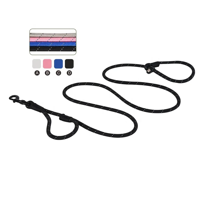 Adjustable Waist Belt Traffic Control Buckle Handle Nylon Walking Lead Reflective Strip Visible Pet Dog Leash