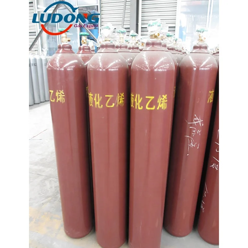99.9% purity C2H4 gas/ ethylene gas filling  in 40L /10kg cylinder for banana