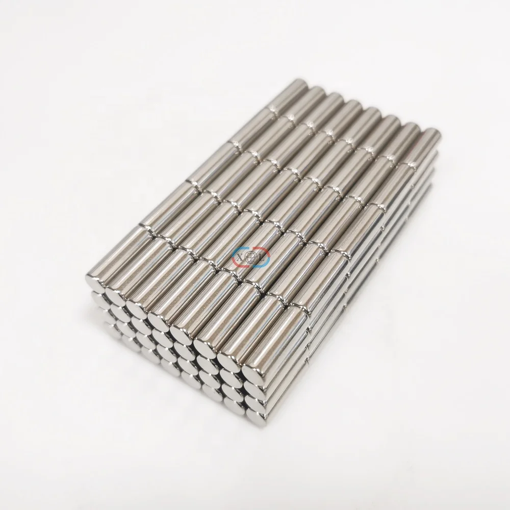 Cylinder Neodymium Magnet 5x15 mm Nickel Plated disc magnets cylindrical round NdFeB magnet rod magnetic material