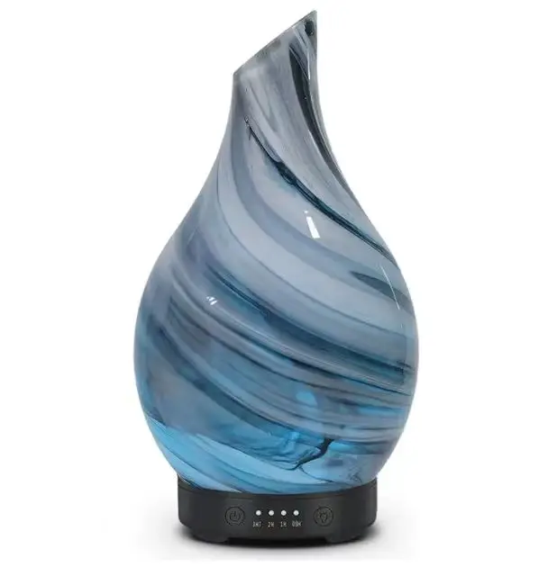 Creative Glass diffuser Mini Glass bevel Nose Diffuser Seven color humidifier 100ml diffuser