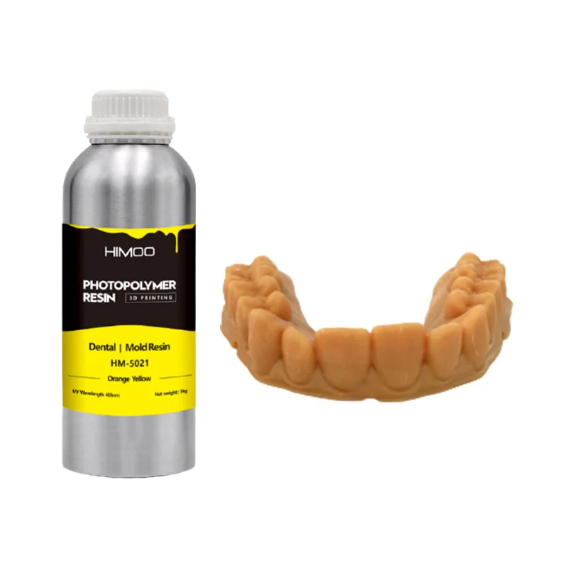 HIMOO 3D Printing Resin for dental 405nm UV Sensitive Resin for LCD/DLP Resin 3D Printer 1KG