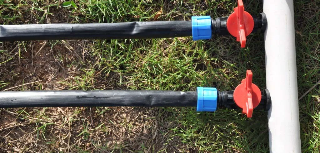 plastic mini valve  PE pipe connector for drip irrigation