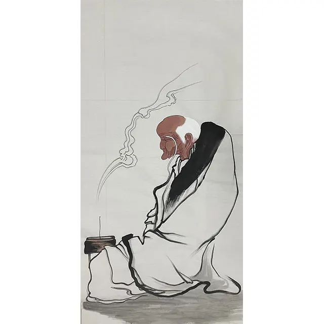 Hotel Decoration Crystal Porcelain Painting /living room Painting/bed room Chinese ink painting