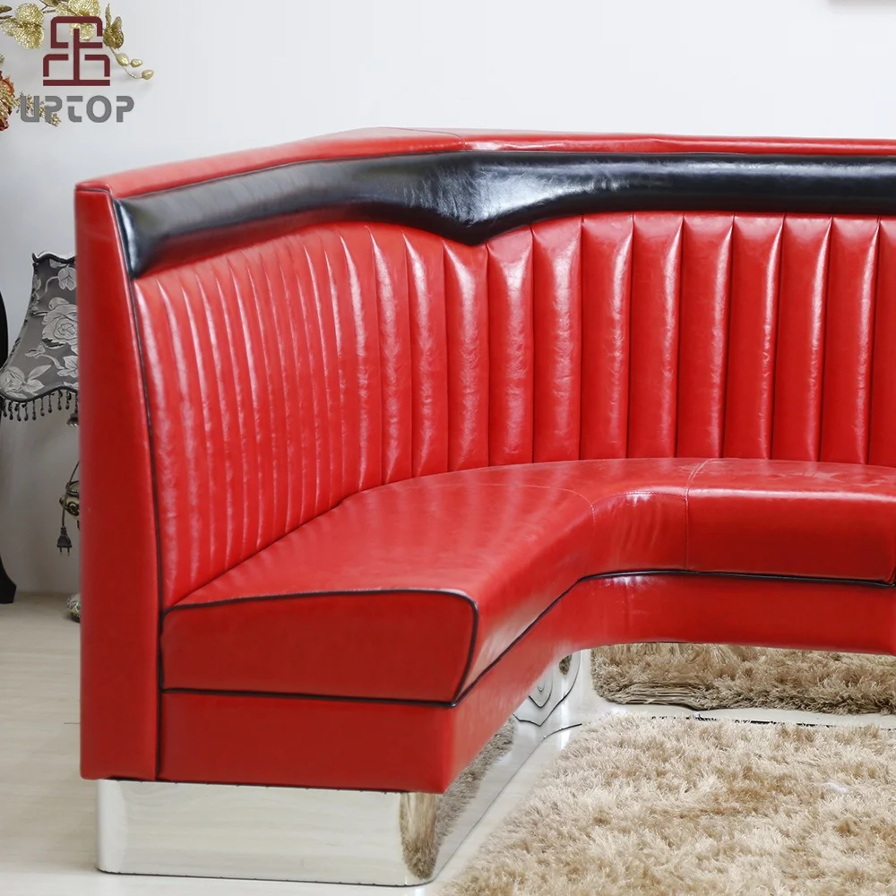 (SP-KS258) Retro leather wholesale modern living room furniture restaurant sofa