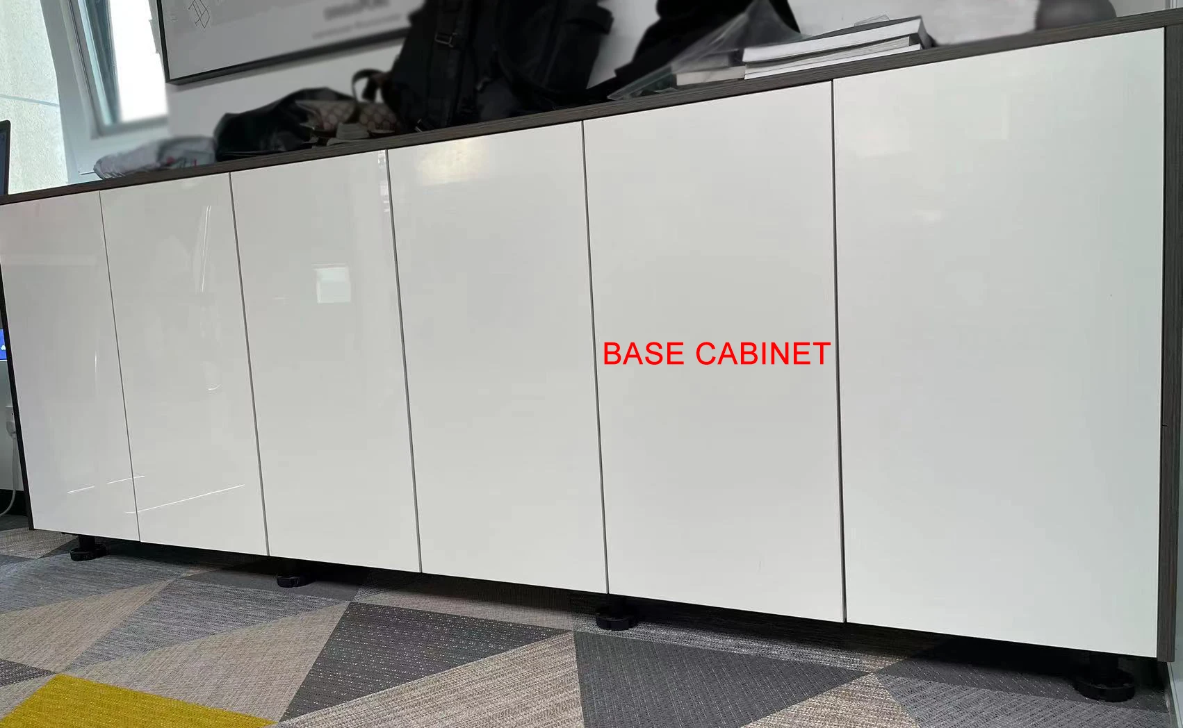 American Style Standard Size Miami RTA Frameless Wooden White Shaker Kitchen Cabinets