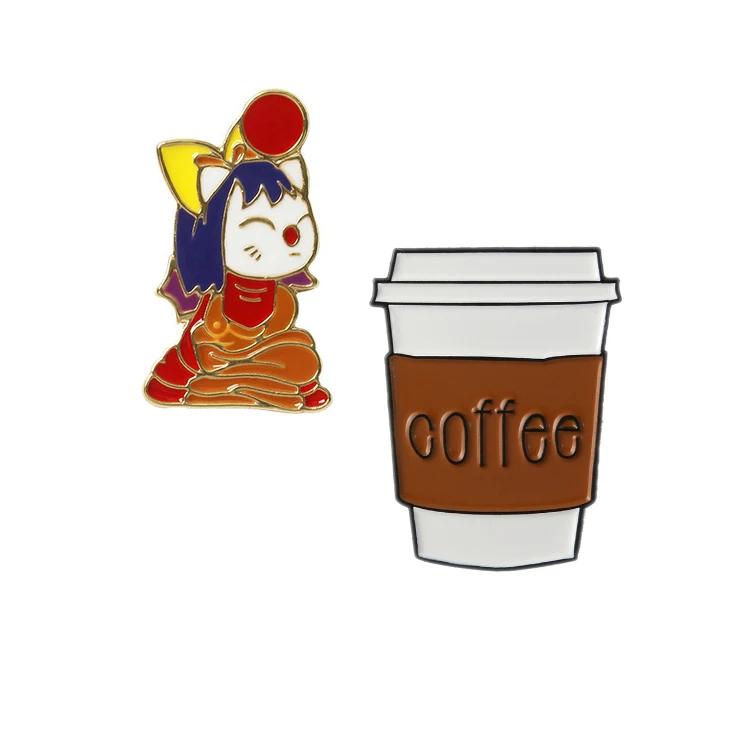 High Quality Offset Printing Logo Custom Stainless Steel Hard Pin Badges Epoxy Badge Shield