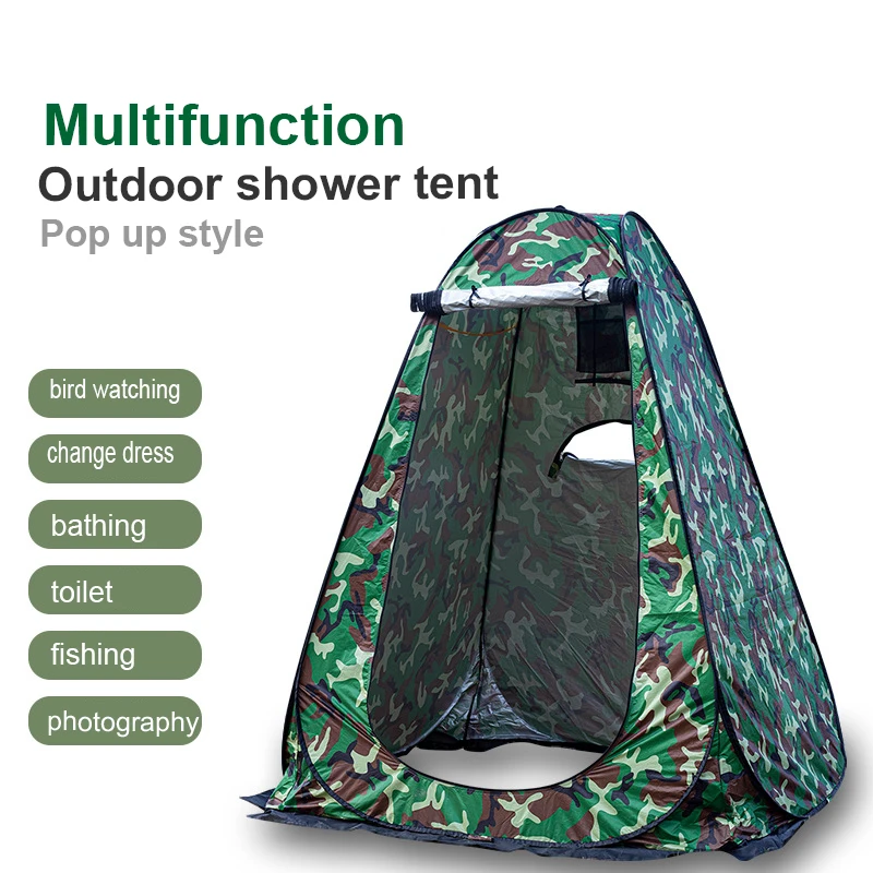 Awning Double Shower Tent Car Side Truck Shower Tent  Outdoor Moveable Changing Room Camping Toilet and Portable Shower Tent