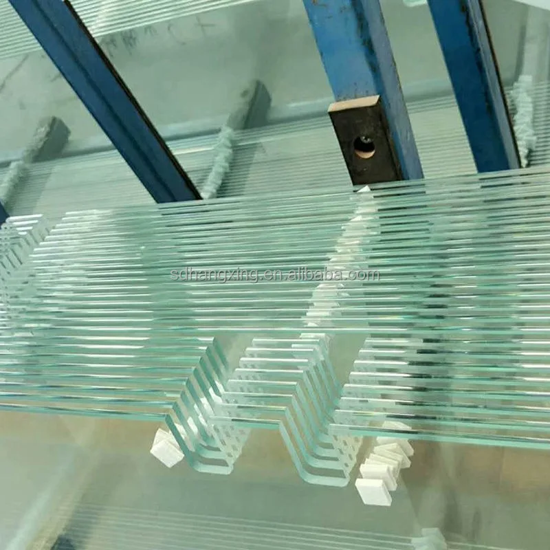 High Quality 3mm-19mm Tempered Safety Glass for Office Partitions Custom Frameless Glass Railing for Greenhouse Building Use