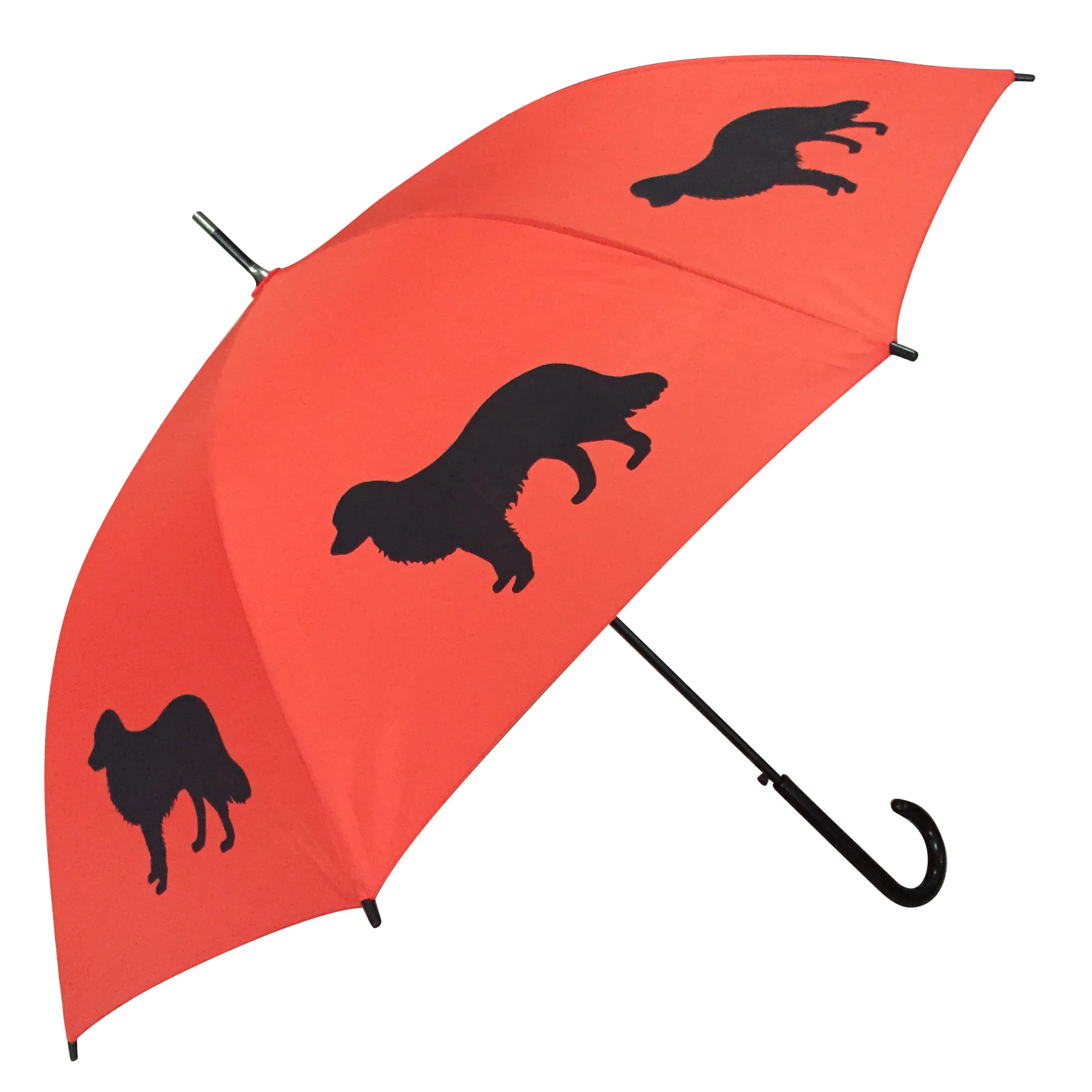 Рекламный зонт, рекламный оранжевый зонт для гольфа с черным узором