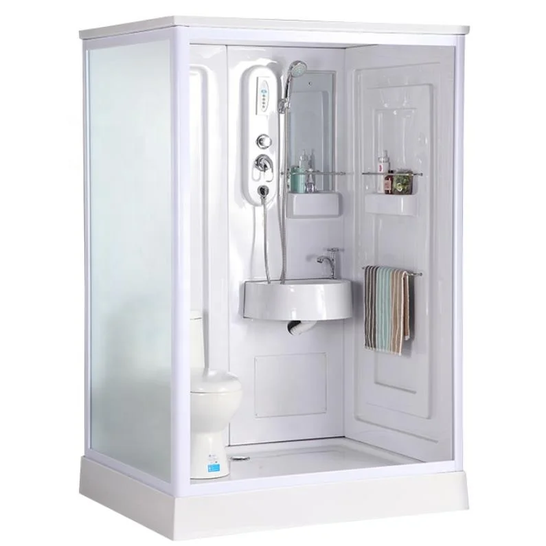 Cheap Portable Full Bath Integrated Shower Cabins Prefab Shower Room Units
