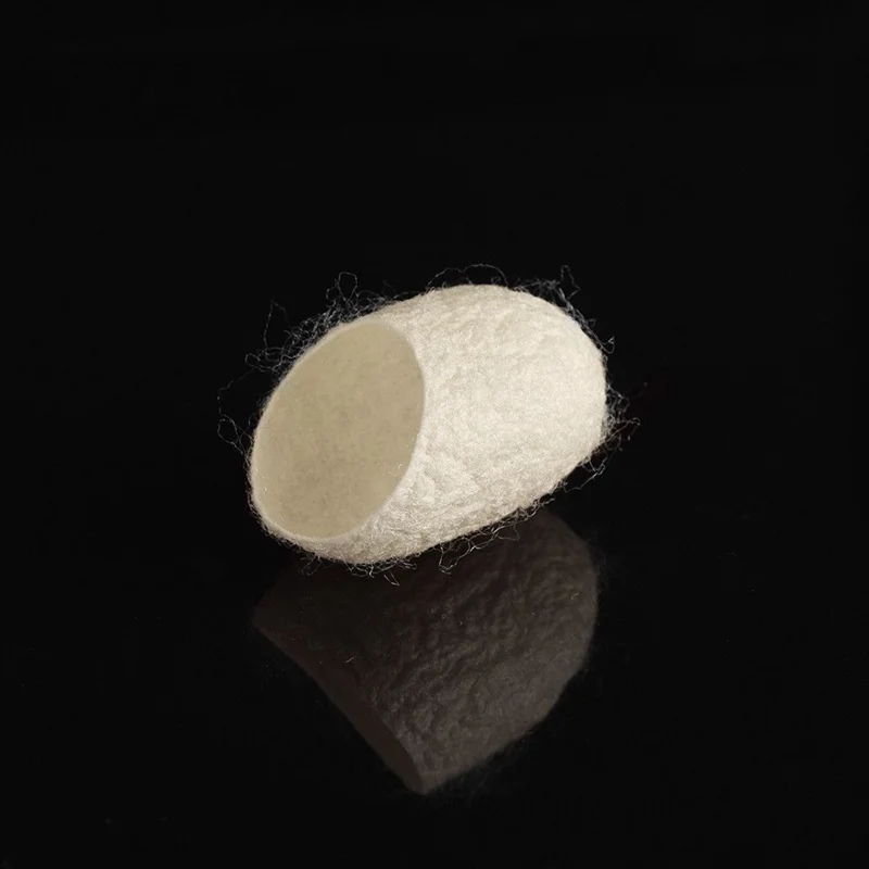 
Factory Natural Silkworm Cocoon for Silk Fiber White Silk Cocoon for Face Cleaning 