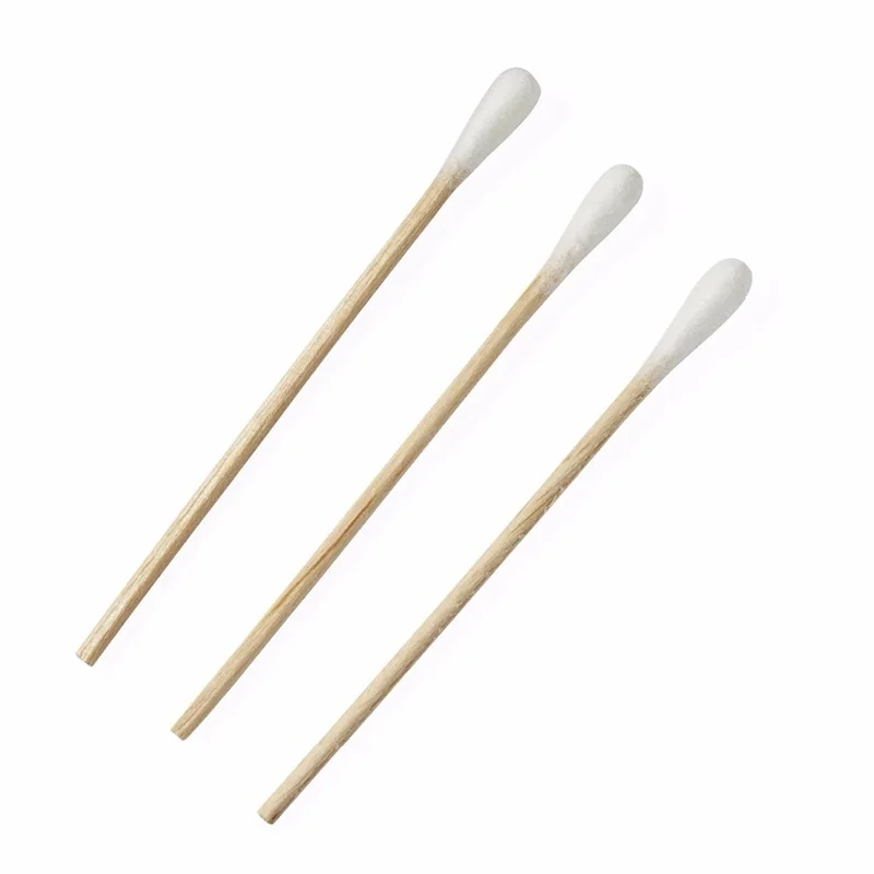 Disposable medical cotton swabs with multiple routes