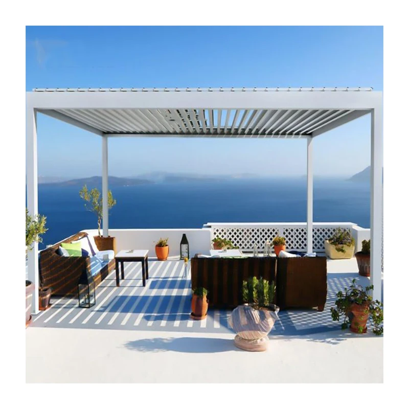 Glass pergola prefabricated aluminum pergola systems tempered glass sunrooms  aluminum prefab greenhouse
