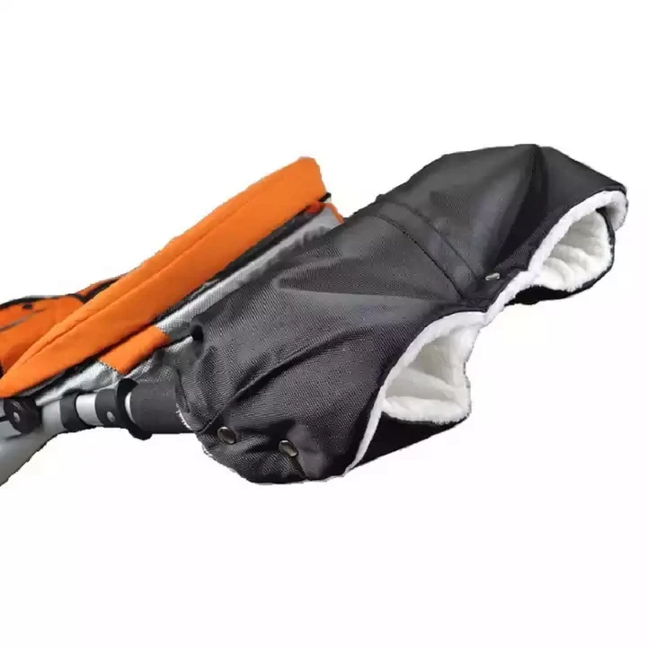 Factory Wholesale Baby Stroller accessories Warm Windproof Plush Stroller Anti-Freezing Hand Guard Cover Fleece Padded