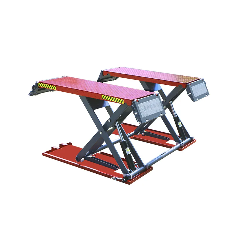 Factory Made Scissor Car Lift Electric Hydraulic Lift 4000kg Movable Car Maintenance Lift Platform