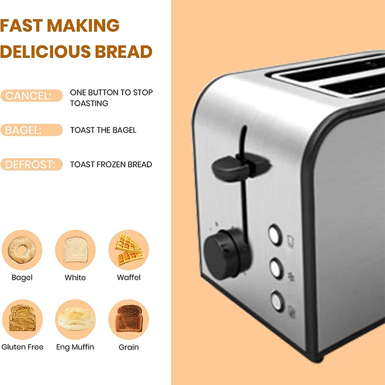 Customization High Lift Function /Red Indicator Light Bread Toaster Household Bread Toaster Machine