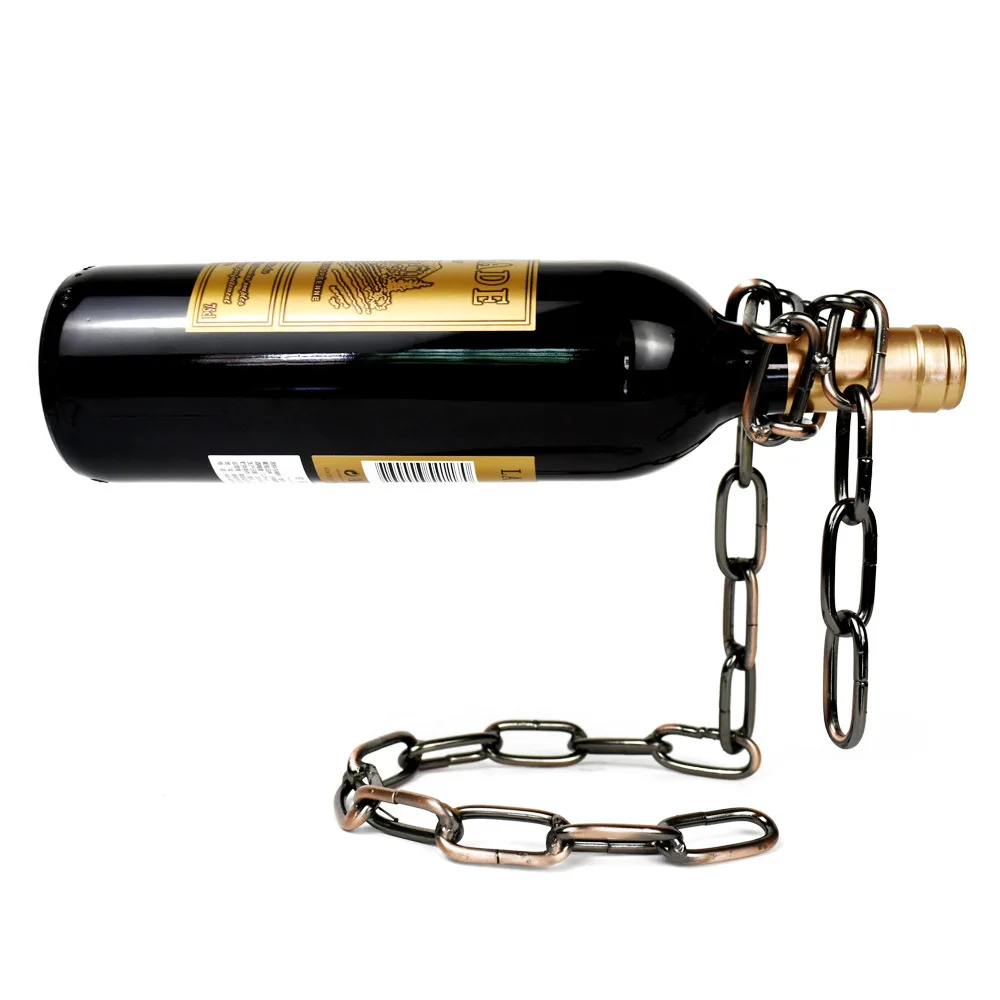Table Decor Creative Shelf Suspended Ropes Wine Rack Serpentine Snake Bracket Bar Cabinet Display Stand Rope Wine Bottle Holder