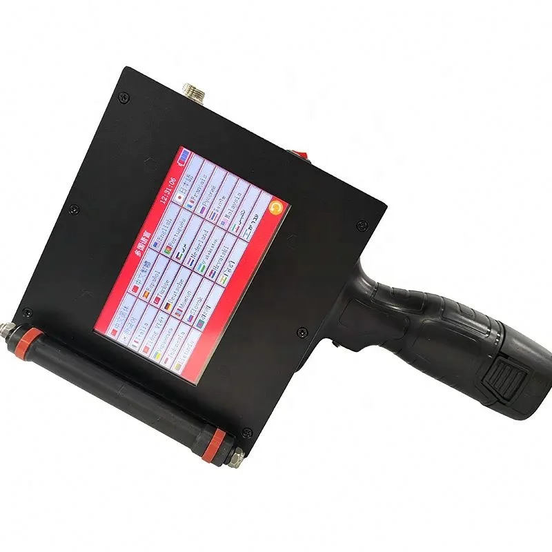 Ручной струйный принтер из гофрокартона для печати на даты логотипа