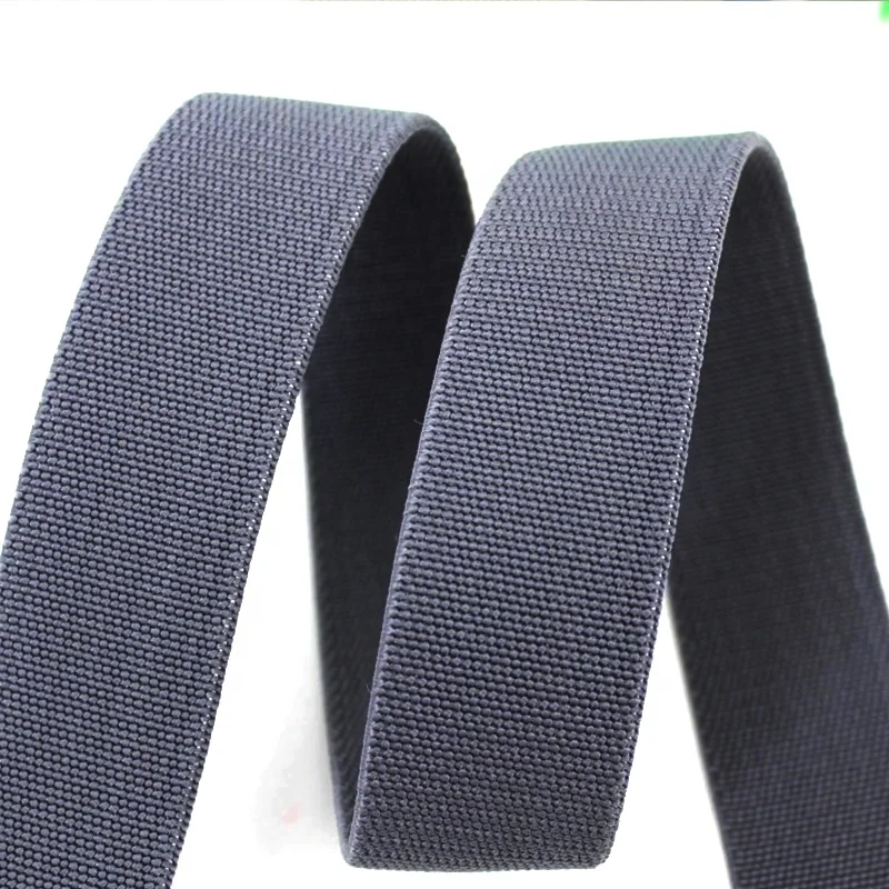 
Manufacturers wholesale 3cm 4cm wide black and white color thickened high elastic decorative elastic nylon webbing for belt 