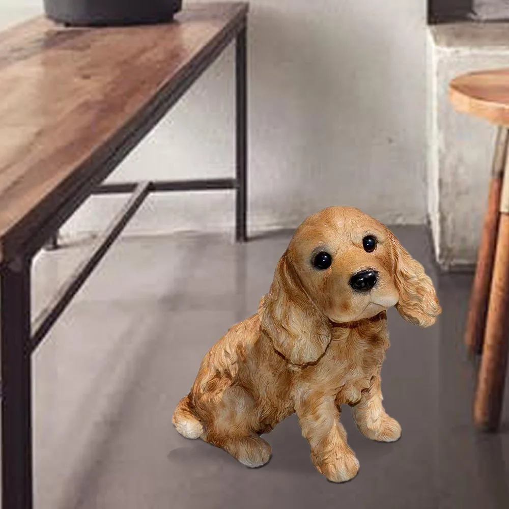 Puppy sculpture resin dog crafts