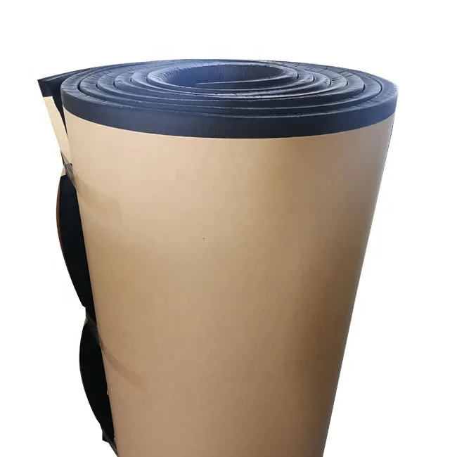 Energy saving NBR/PVC rubber and plastic insulation board for heating application