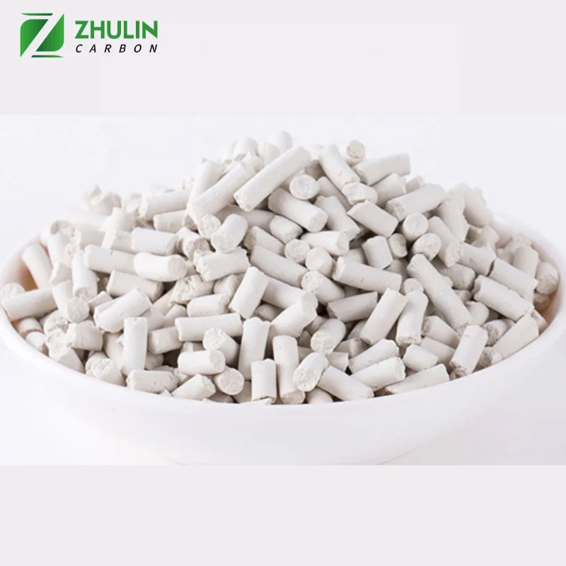 Zinc absorber for gas purification from sulfur compounds