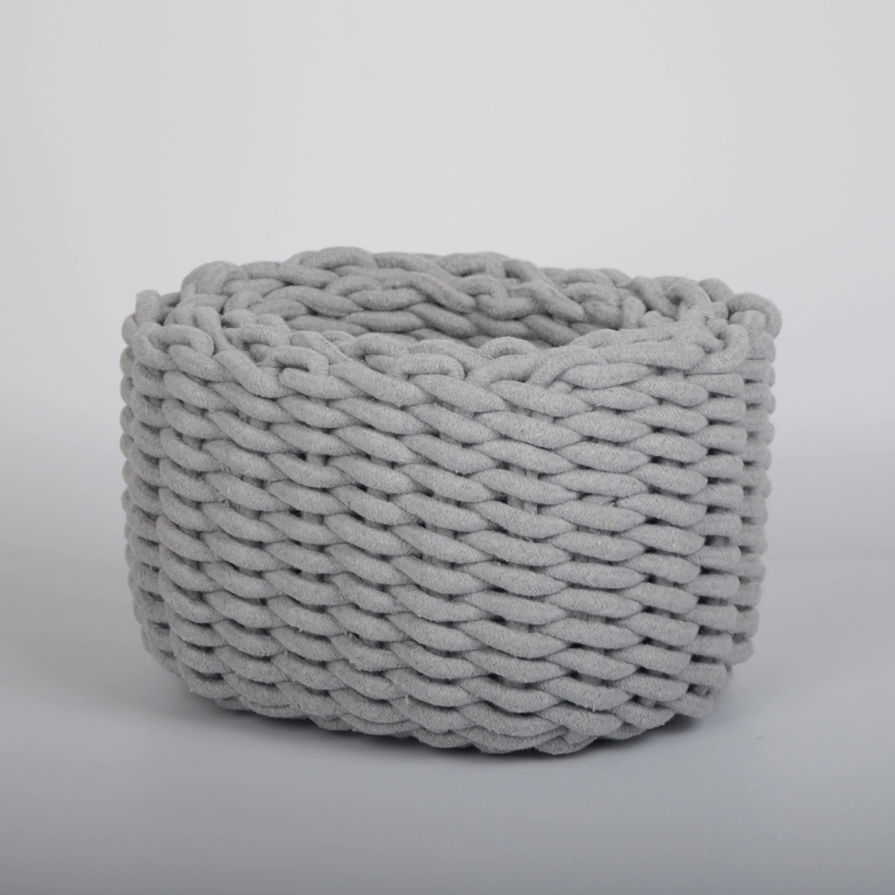 Baby diaper toy storage cotton rope basket wholesale cotton rope basket cotton rope clothes storage basket